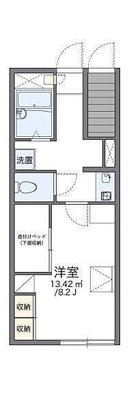 レオパレス竹乃井 110 号室｜愛媛県松山市立花6丁目(賃貸アパート1K・1階・23.71㎡)の写真 その2