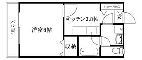 ミュゼ南松山 402 号室 ｜ 愛媛県松山市立花6丁目（賃貸マンション1K・4階・23.93㎡） その2