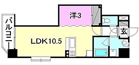 カサグランデ　リバーサイド1 501 号室 ｜ 愛媛県松山市日の出町（賃貸マンション1LDK・5階・33.80㎡） その2