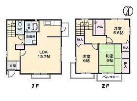 ニタン H・A B棟 1 号室 ｜ 愛媛県松山市北斎院町（賃貸一戸建3LDK・1階・85.31㎡） その2