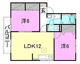 セルーナ椿　Ｂ棟 201 号室 ｜ 愛媛県松山市和泉南2丁目（賃貸アパート2LDK・2階・55.40㎡） その2