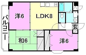 フェアコート久米 301 号室 ｜ 愛媛県松山市久米窪田町（賃貸マンション3LDK・3階・56.70㎡） その2