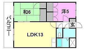 ラフォーレ鷹の子 305 号室 ｜ 愛媛県松山市鷹子町（賃貸マンション2LDK・3階・56.85㎡） その2