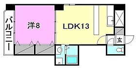 アークレジデンス歩行町 203 号室 ｜ 愛媛県松山市歩行町1丁目（賃貸マンション1LDK・2階・44.47㎡） その2