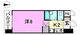 ラッキー西一万ハイツ 705 号室 ｜ 愛媛県松山市西一万町（賃貸マンション1K・7階・23.10㎡） その2