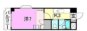 フレクション松山東石井 501 号室 ｜ 愛媛県松山市東石井6丁目（賃貸マンション1K・5階・22.95㎡） その2