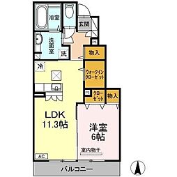 間取図画像 1LDK