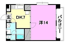 間取図画像 1DK