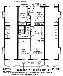間取図画像 3LDK