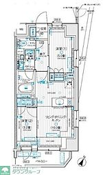 デュオステージ相模大野 2LDKの間取図画像