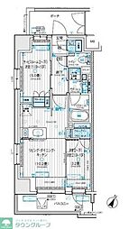 デュオステージ相模大野 1SLDKの間取図画像