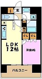 BLESS宮崎台 1LDKの間取図画像