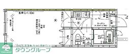 Bronte宮崎台～ブロンテ宮崎台～ 1Kの間取図画像