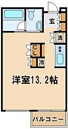 リンクス 1Kの間取図画像