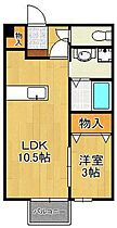 スクールサイド若藤  ｜ 福岡県北九州市小倉南区南若園町（賃貸アパート1LDK・2階・33.61㎡） その2