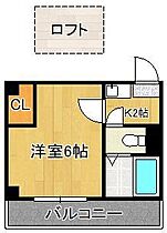 プレアール若園II  ｜ 福岡県北九州市小倉南区若園4丁目（賃貸アパート1K・2階・16.56㎡） その2