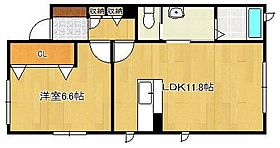 ディアコート徳力新町  ｜ 福岡県北九州市小倉南区徳力新町2丁目（賃貸アパート1LDK・1階・44.10㎡） その2