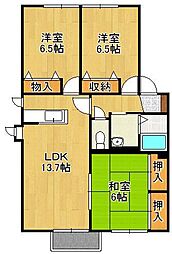 レシェンテ徳力　Ｄ棟 2階