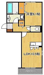 北九州都市モノレール小倉線 徳力公団前駅 徒歩10分 2階/-