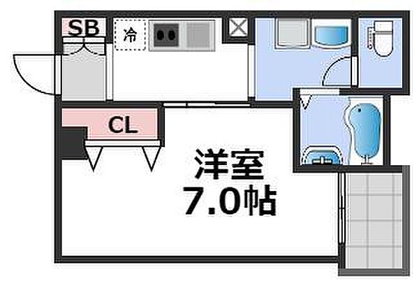 みおつくし岸里 ｜大阪府大阪市西成区千本中1丁目(賃貸マンション1K・9階・24.00㎡)の写真 その2