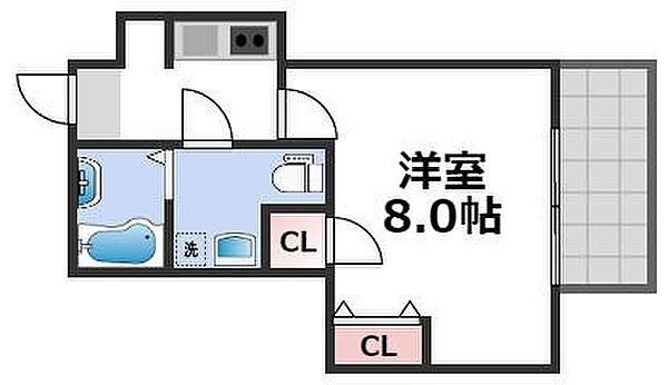 ドゥエリング桜川 ｜大阪府大阪市浪速区桜川4丁目(賃貸マンション1K・3階・23.00㎡)の写真 その2