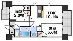 SK RESIDENCE  ｜ 大阪府大阪市中央区瓦屋町2丁目（賃貸マンション2LDK・6階・47.88㎡） その2