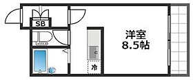 サンプラザ浪速I番館  ｜ 大阪府大阪市浪速区大国1丁目（賃貸マンション1R・3階・22.75㎡） その2