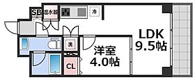 ゼニスレジデンス難波南  ｜ 大阪府大阪市浪速区戎本町1丁目（賃貸マンション1LDK・8階・33.18㎡） その2