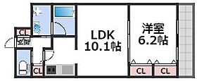 大阪府大阪市西成区梅南3丁目（賃貸マンション1LDK・2階・40.14㎡） その2