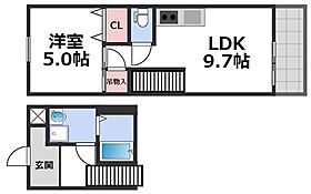 フジパレス谷町A棟  ｜ 大阪府大阪市天王寺区生玉寺町（賃貸アパート1LDK・1階・38.33㎡） その2