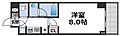 QCフラット北堀江8階6.8万円