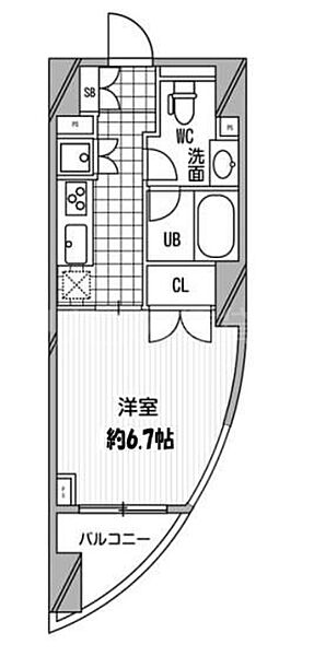 パシフィックコート中延 ｜東京都品川区中延5丁目(賃貸マンション1K・6階・27.15㎡)の写真 その2