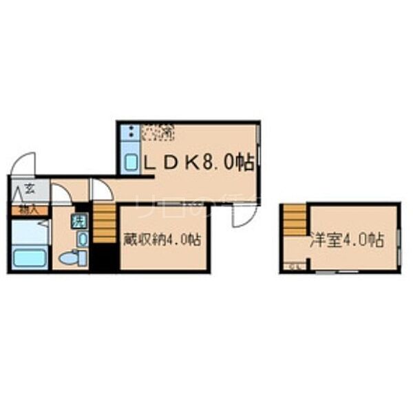 King　Spade　鵜の木 ｜東京都大田区鵜の木3丁目(賃貸アパート1LDK・1階・30.74㎡)の写真 その2