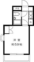 ジョイフル池上 401 ｜ 東京都大田区池上6丁目（賃貸マンション1K・4階・16.51㎡） その2