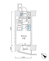 louis court kitashinagawa  ｜ 東京都品川区北品川2丁目（賃貸マンション1K・13階・21.10㎡） その2