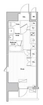 アークマーク大森町アジールコート 803 ｜ 東京都大田区大森西5丁目30-4（賃貸マンション1K・8階・25.17㎡） その2