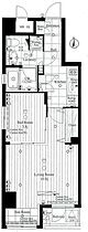 エスアール自由が丘  ｜ 東京都世田谷区深沢1丁目1-1（賃貸マンション1LDK・2階・40.23㎡） その2