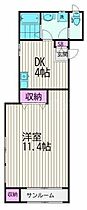 尾山台ＱＳハイム  ｜ 東京都世田谷区尾山台3丁目4-18（賃貸マンション1DK・2階・33.00㎡） その2