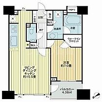 ライオンズシティ大森  ｜ 東京都大田区大森北1丁目（賃貸マンション1LDK・8階・55.23㎡） その2