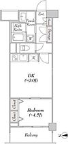 ミリアレジデンス大岡山 405 ｜ 東京都大田区北千束3丁目19-24（賃貸マンション1LDK・4階・36.75㎡） その2