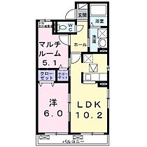 カーサ　ニシムラ  ｜ 東京都世田谷区上野毛4丁目（賃貸アパート1LDK・1階・48.48㎡） その2