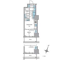 ルフォンプログレ渋谷ヒルトップ  ｜ 東京都目黒区青葉台4丁目4*12（賃貸マンション1DK・13階・26.68㎡） その2