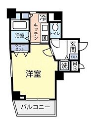 グリフィン・南蒲田アクトシティ 1Kの間取図画像