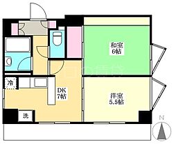 フォンテーヌ西蒲田 2DKの間取図画像