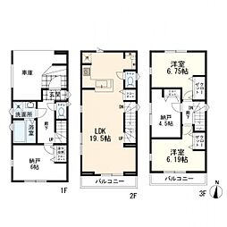 物件画像 中原区上平間　新築一戸建て　2号棟