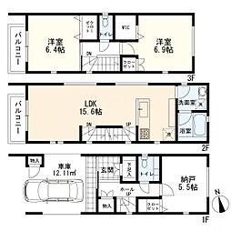 物件画像 幸区戸手本町1丁目　新築一戸建て　2号棟