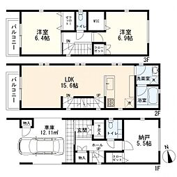 物件画像 幸区戸手本町1丁目　新築一戸建て　1号棟