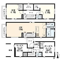 物件画像 幸区塚越4丁目　新築一戸建て　A号棟