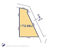 物件画像 タックヒルズ久地一丁目　建築条件無し土地　3号棟