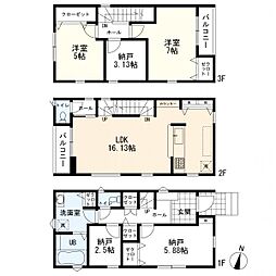 物件画像 リーブルガーデンエス戸手4丁目II　新築一戸建て　8号棟